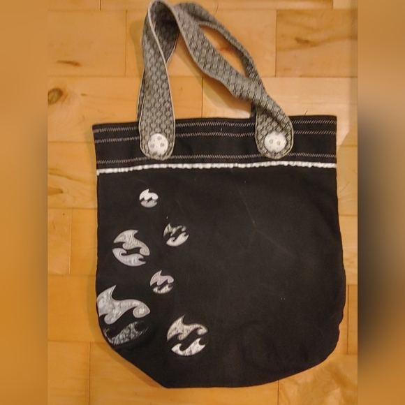 Billabong Tote Bag Black and Grey - Picture 2 of 9